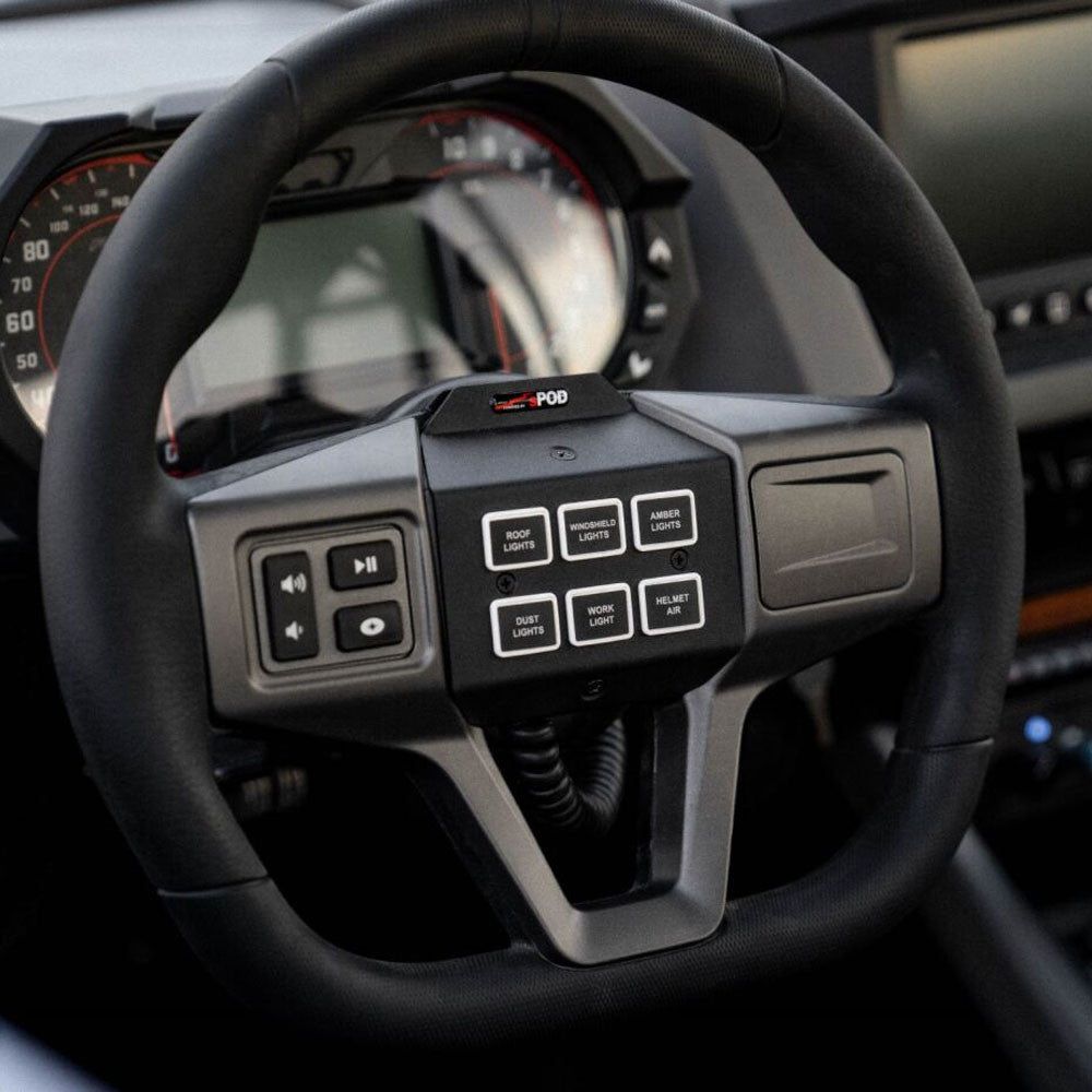 Photo of Polaris RZR Pro / Turbo R Mini6 Steering Wheel Mount Kit by Baja Designs - Premium Mounts for UTVs / Side by Sides
