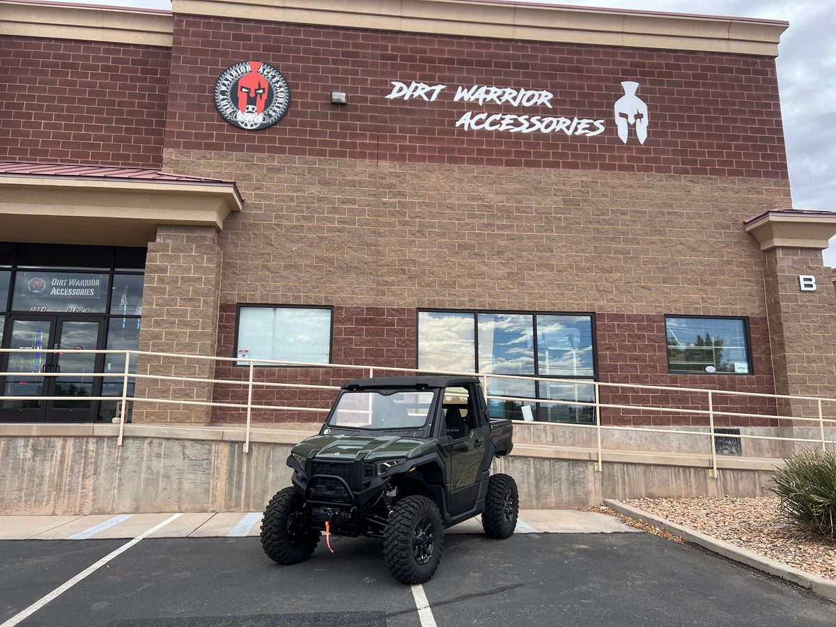 Photo of POLARIS XPEDITION FRONT WINDSHIELD 2022+ by DWA - Premium Windshields for UTVs / Side by Sides