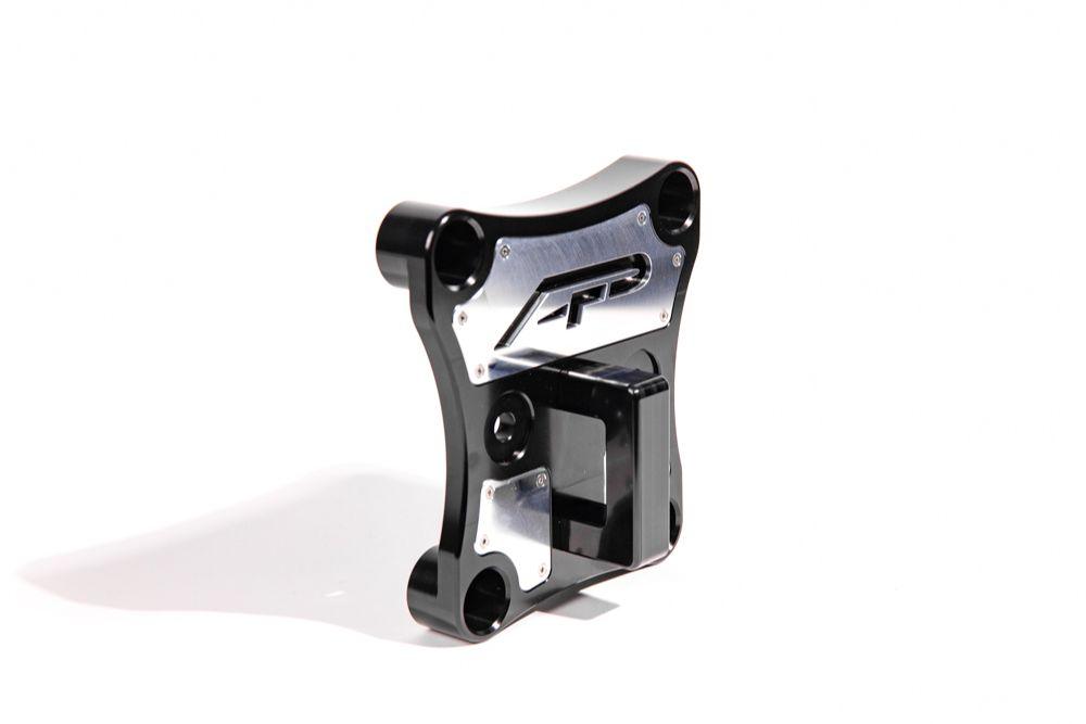 Photo of Silver Billet Radius Rod Plate w/ D-Ring Can-Am X3 (2017-2023) by Agency Power - Premium Radius Rod Plates for UTVs / Side by Sides