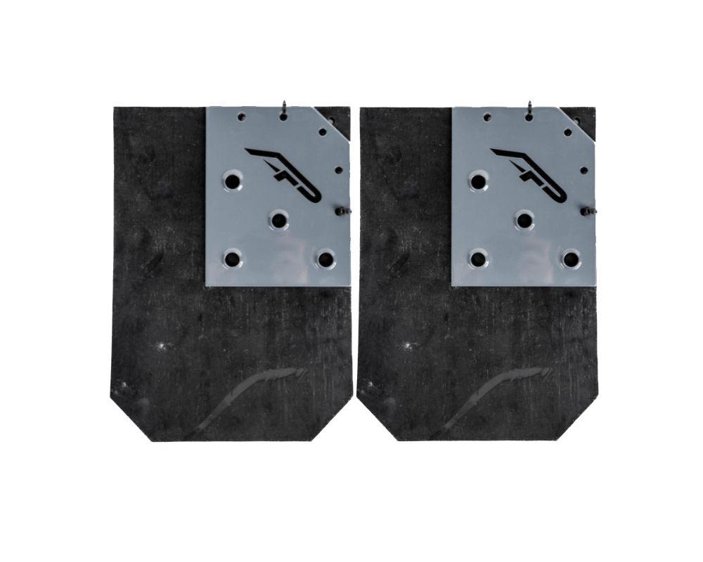 Photo of Polaris RZR ProXP | ProR | TurboR Rear Mud Flap Trailing Arm Guard Gray (2022+) by Agency Power - Premium Mud Flaps for UTVs / Side by Sides
