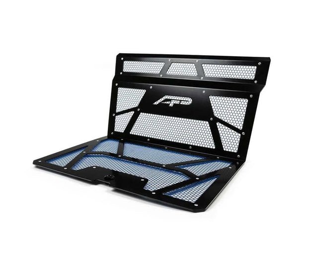 Vented Engine Cover Gloss Black | Blue Polaris RZR XP 1000 | XP Turbo - R1 Industries