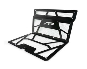 Vented Engine Cover Gloss Black | Raw Polaris RZR XP 1000 | XP Turbo - R1 Industries