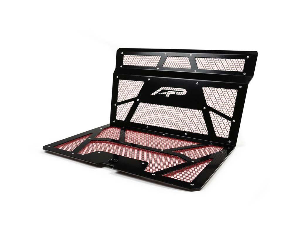 Photo of Vented Engine Cover Gloss Black | Red Polaris RZR XP 1000 | XP Turbo by Agency Power - Premium Body for UTVs / Side by Sides