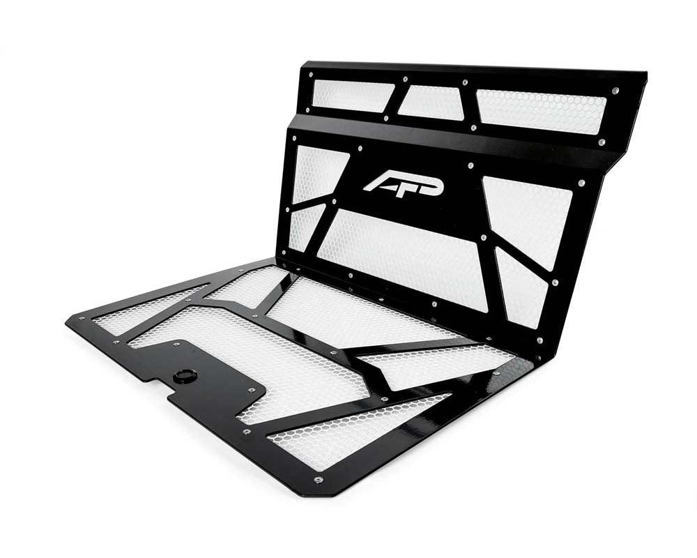 Photo of Vented Engine Cover Gloss Black | White Polaris RZR XP 1000 | XP Turbo by Agency Power - Premium Body for UTVs / Side by Sides