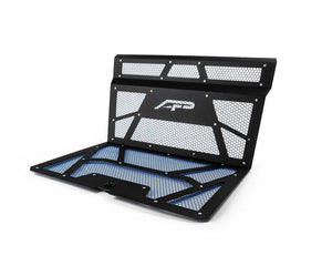 Vented Engine Cover Matte Black | Blue Polaris RZR XP 1000 | XP Turbo - R1 Industries