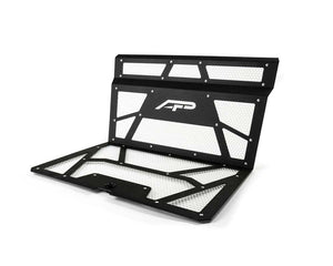 Vented Engine Cover Matte Black | White Polaris RZR XP 1000 | XP Turbo - R1 Industries