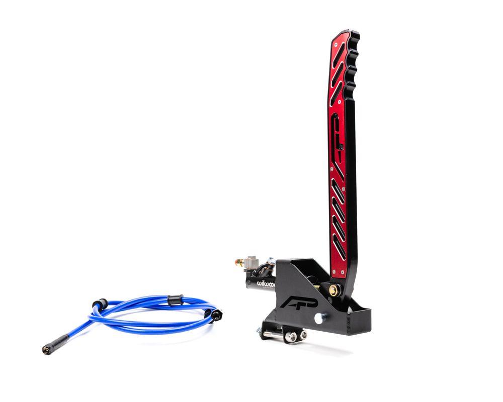Photo of Red Hydraulic Drift Handbrake Polaris RZR XP Turbo | XP 1000 (2014-2021) by Agency Power - Premium Hand Brakes for UTVs / Side by Sides
