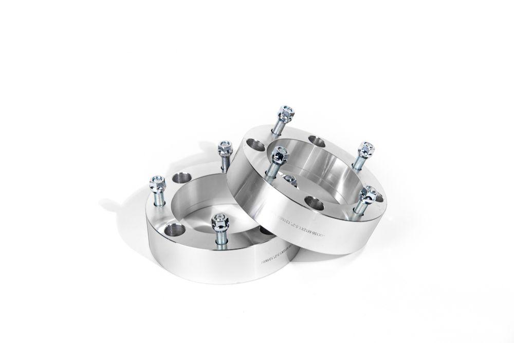 Photo of Kawasaki | Polaris Silver Wheel Spacers (2013-2020) by Agency Power - Premium Wheel Spacers for UTVs / Side by Sides