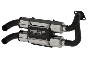 Stacked Dual Slip-on Performance Series For Polaris RZR S 1000 General 1000 2016-2022 - R1 Industries