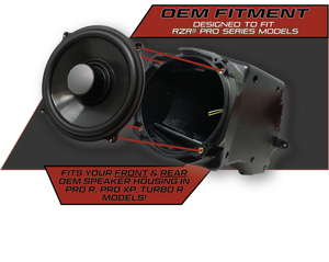 Pro Series 6.5" Speakers (Pair) |  R1 Industries | UTV Stereo.