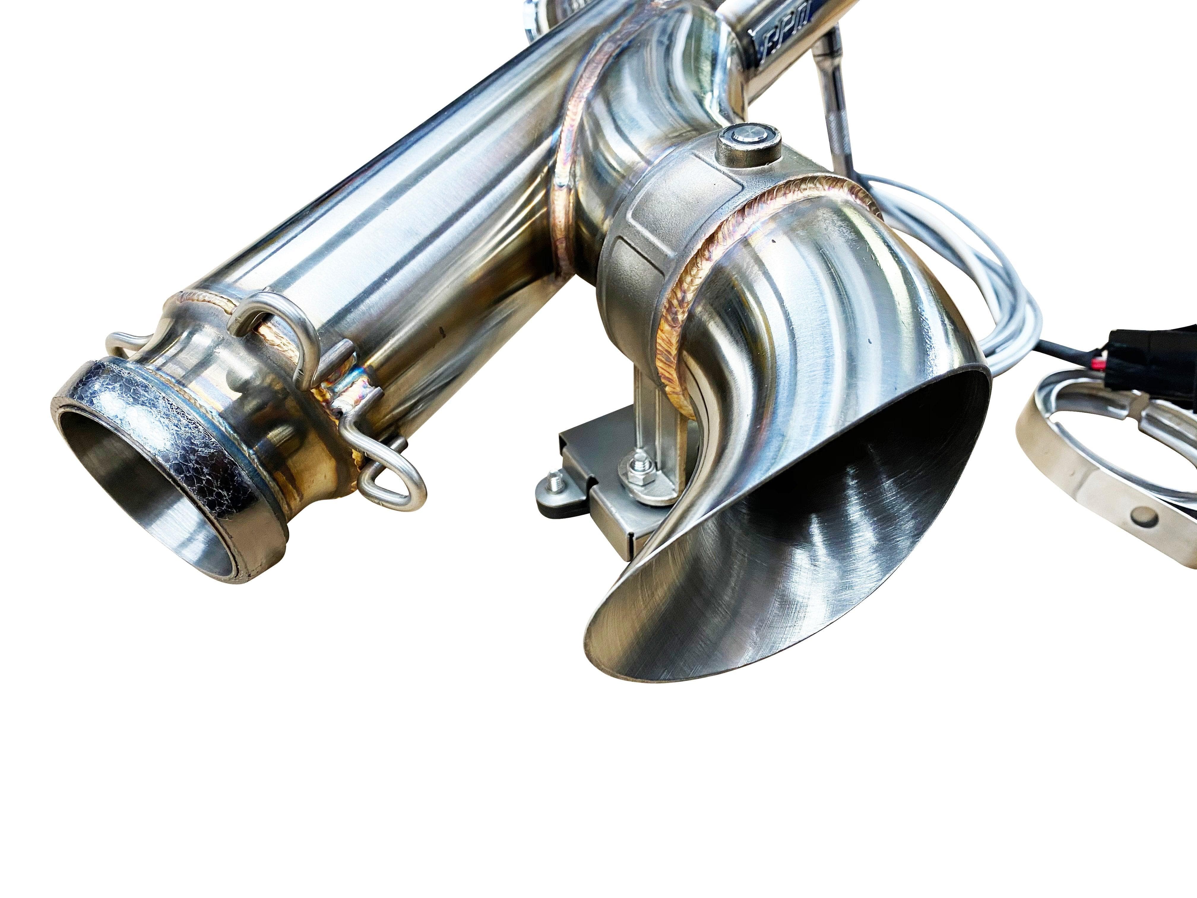 Photo of Can-Am Maverick X3 RPM SxS E-Valve 3" Electronic Dump Valve Exhaust / Mid Pipe by RPM SXS - Premium Exhaust Systems & Components for UTVs / Side by Sides