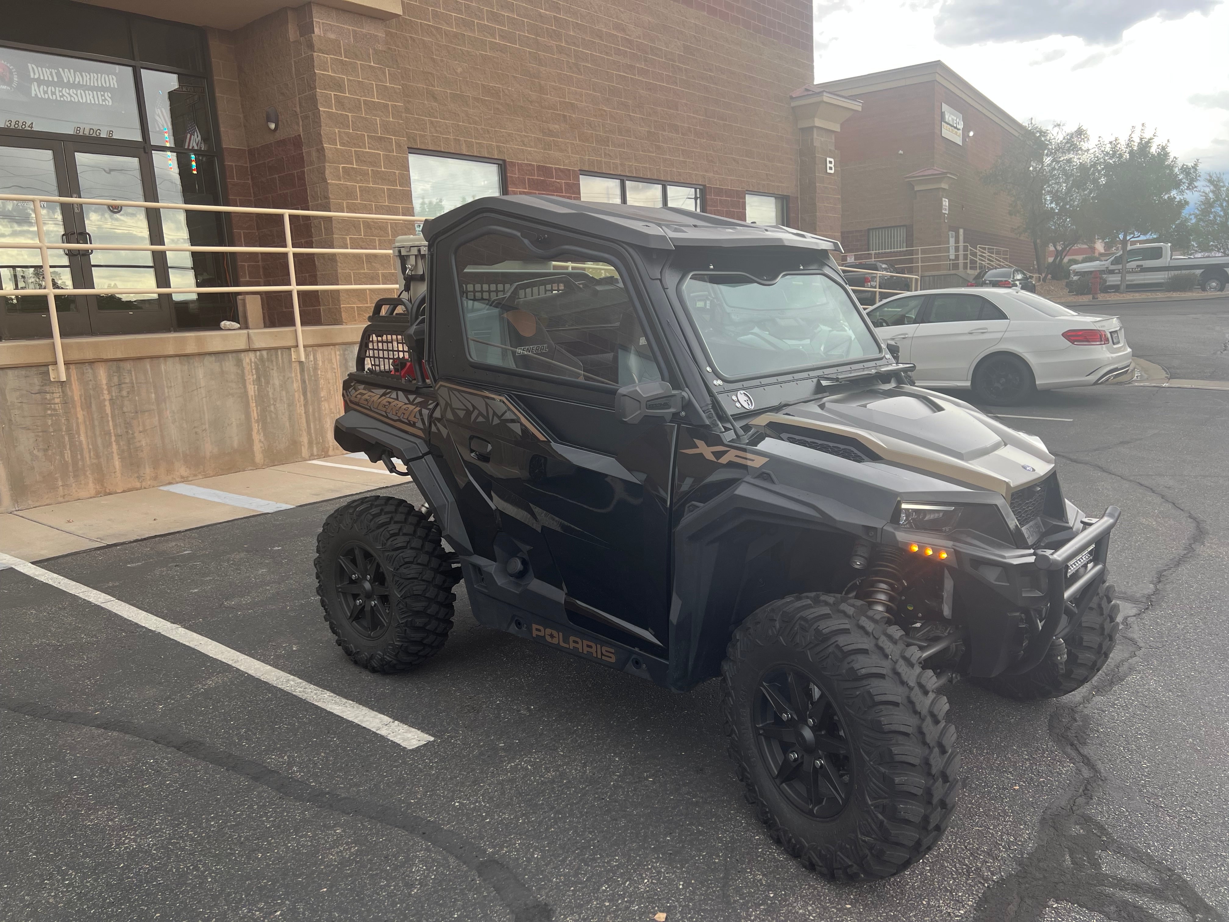 Photo of POLARIS GENERAL 2-SEAT Cab Enclosure "THE VAULT" 2016+ Upper Side Doors & Panels (Patent Pending) by Dirt Warrior Accessories - Premium Cab Enclosures for UTVs / Side by Sides