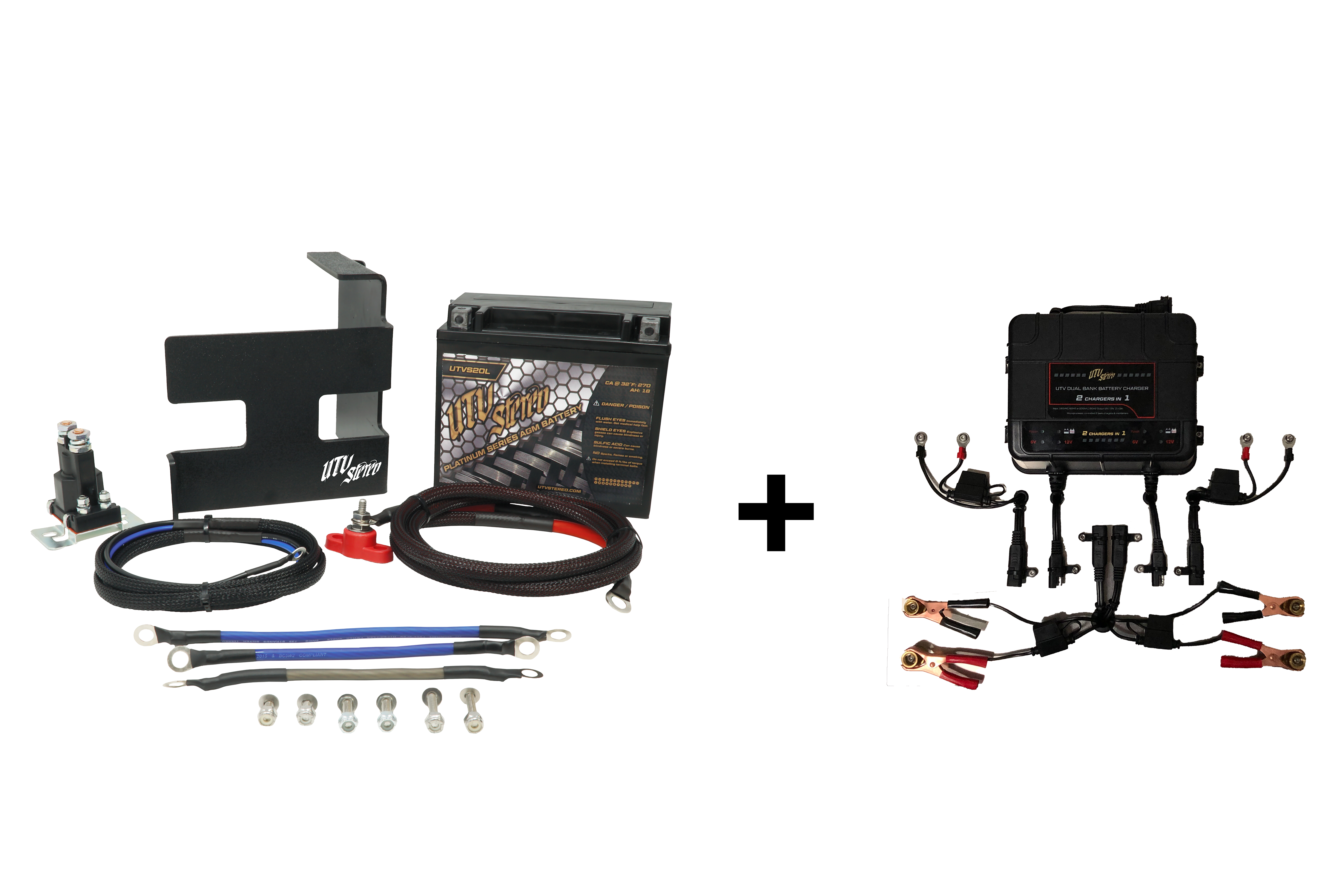 Photo of Can-Am X3 2nd Battery Kit by UTV Stereo - Premium Batteries for UTVs / Side by Sides
