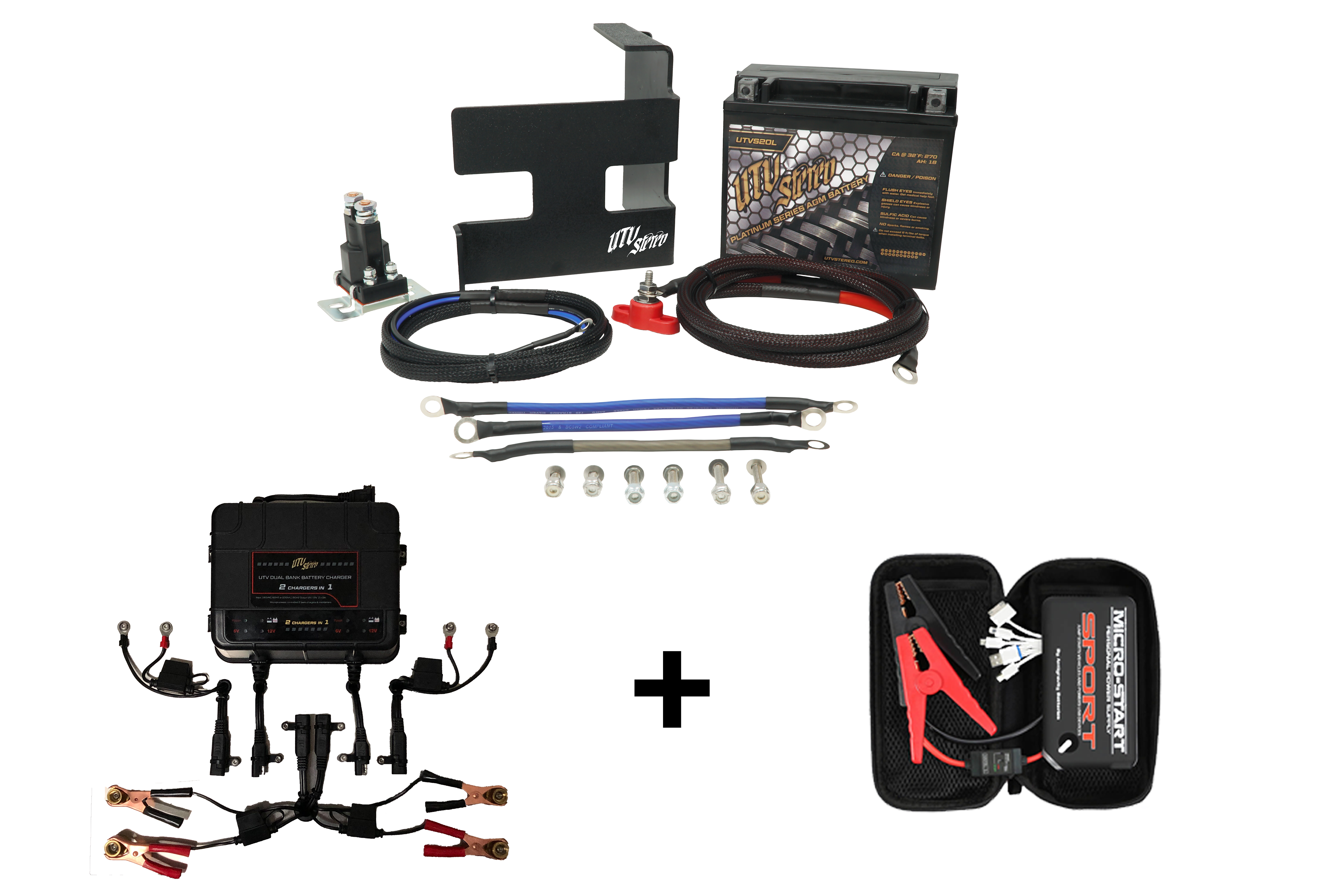 Photo of Can-Am X3 2nd Battery Kit by UTV Stereo - Premium Batteries for UTVs / Side by Sides