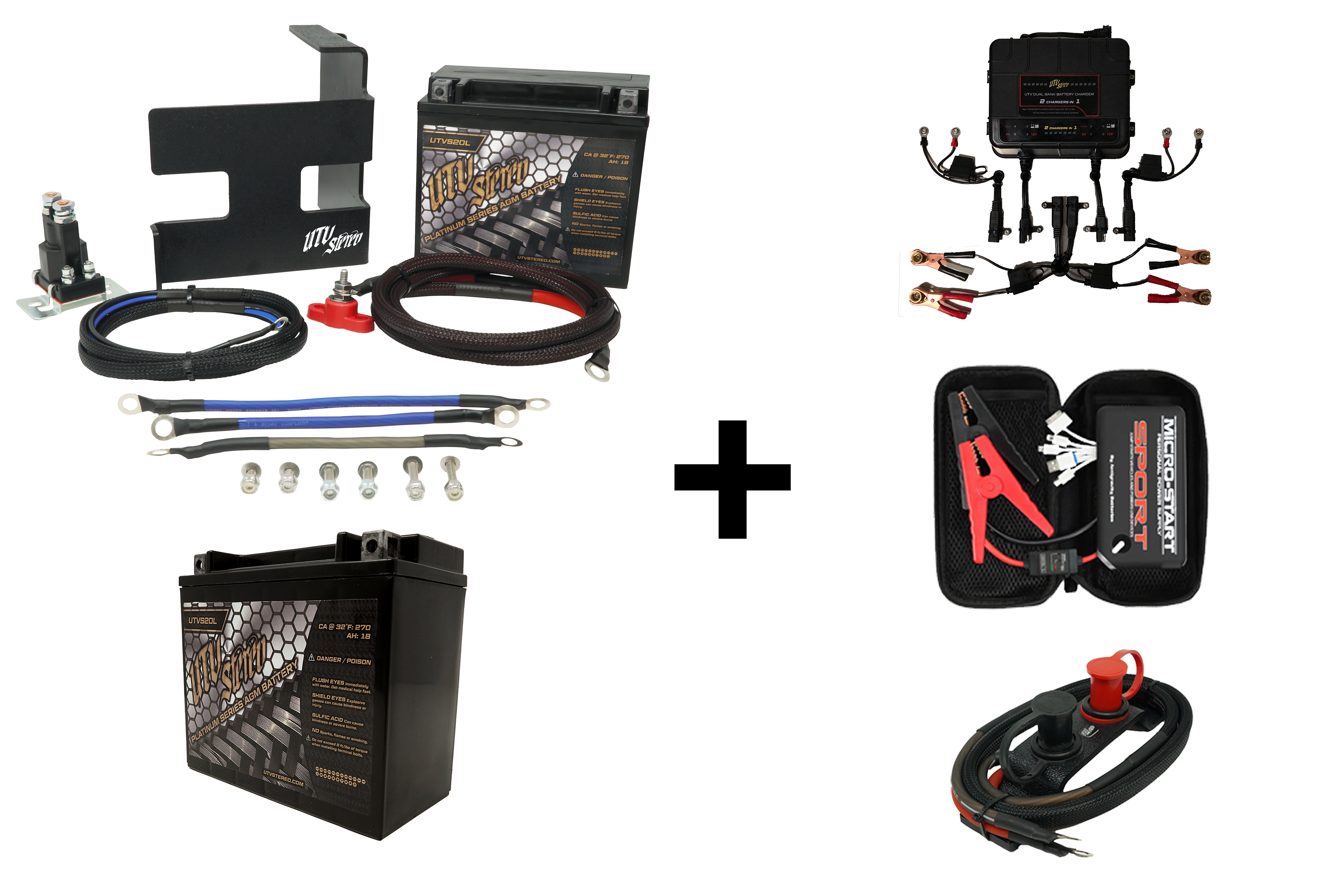 Photo of Can-Am X3 2nd Battery Kit by UTV Stereo - Premium Batteries for UTVs / Side by Sides