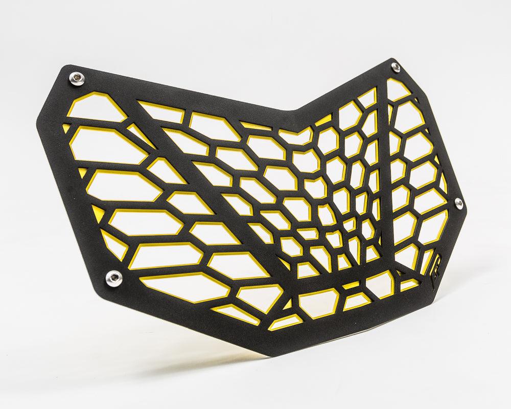 Photo of Can-Am Maverick X3 Black and Yellow Premium Grille by Agency Power - Premium Grilles for UTVs / Side by Sides