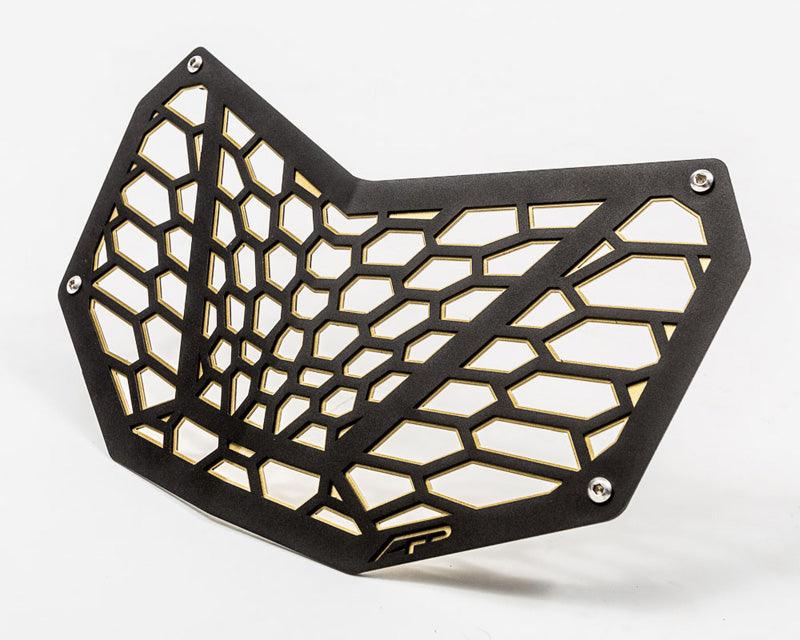 Photo of Can-Am Maverick X3 Black and Gold Premium Grille by Agency Power - Premium Grilles for UTVs / Side by Sides