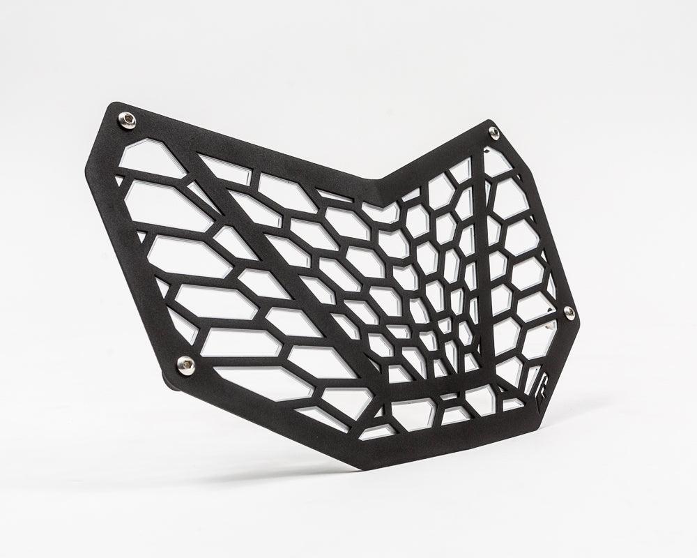 Photo of Can-Am Maverick X3 Black and White Premium Grille by Agency Power - Premium Grilles for UTVs / Side by Sides