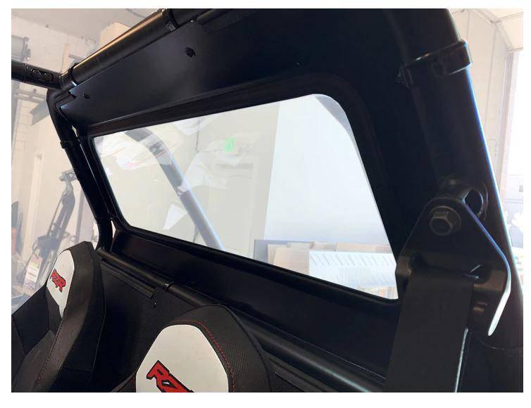 Photo of UTVZILLA Polaris RZR XP 1000 / Turbo Rear Glass Window (2014+) by UTVZILLA - Premium Windshields for UTVs / Side by Sides