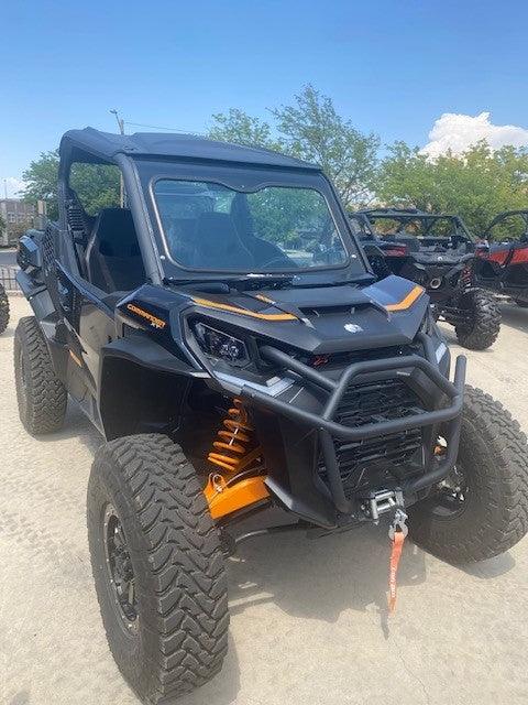 Photo of Can-Am Commander 1000 Front Glass Windshield (2021+) by Dirt Warrior Accessories - Premium Windshields for UTVs / Side by Sides