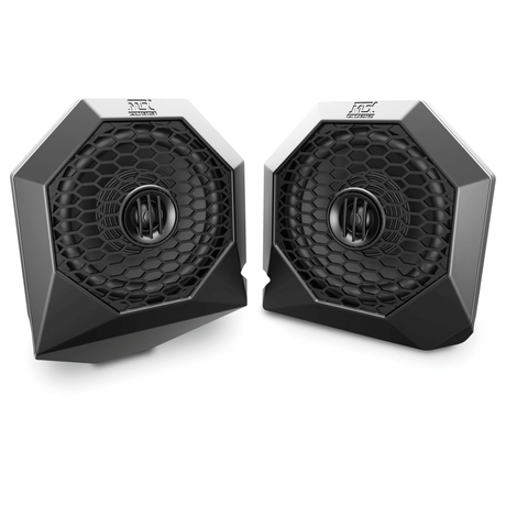 Polaris RZR 2-Speaker with Dual Amplifier & Single Subwoofer Audio System (2014-2019) - R1 Industries