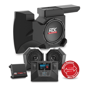 Polaris RZR 2-Speaker with Dual Amplifier & Single Subwoofer Audio System (2014-2019) - R1 Industries