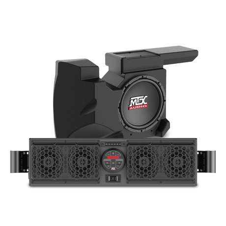 Polaris RZR Bluetooth Overhead Audio System & Amplified Subwoofer (2014+) - R1 Industries