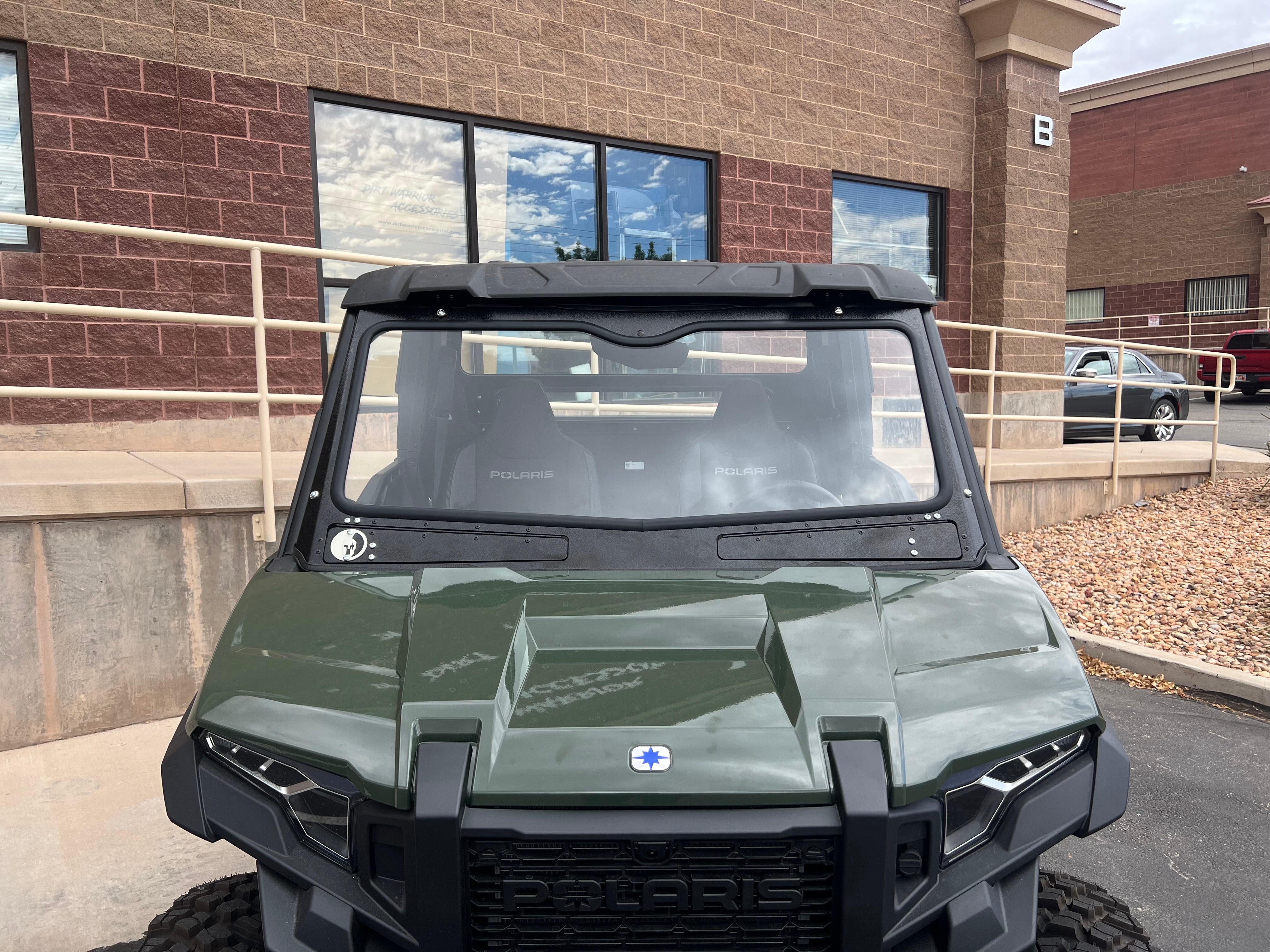 Photo of POLARIS XPEDITION FRONT WINDSHIELD 2022+ by Dirt Warrior Accessories - Premium Windshields for UTVs / Side by Sides