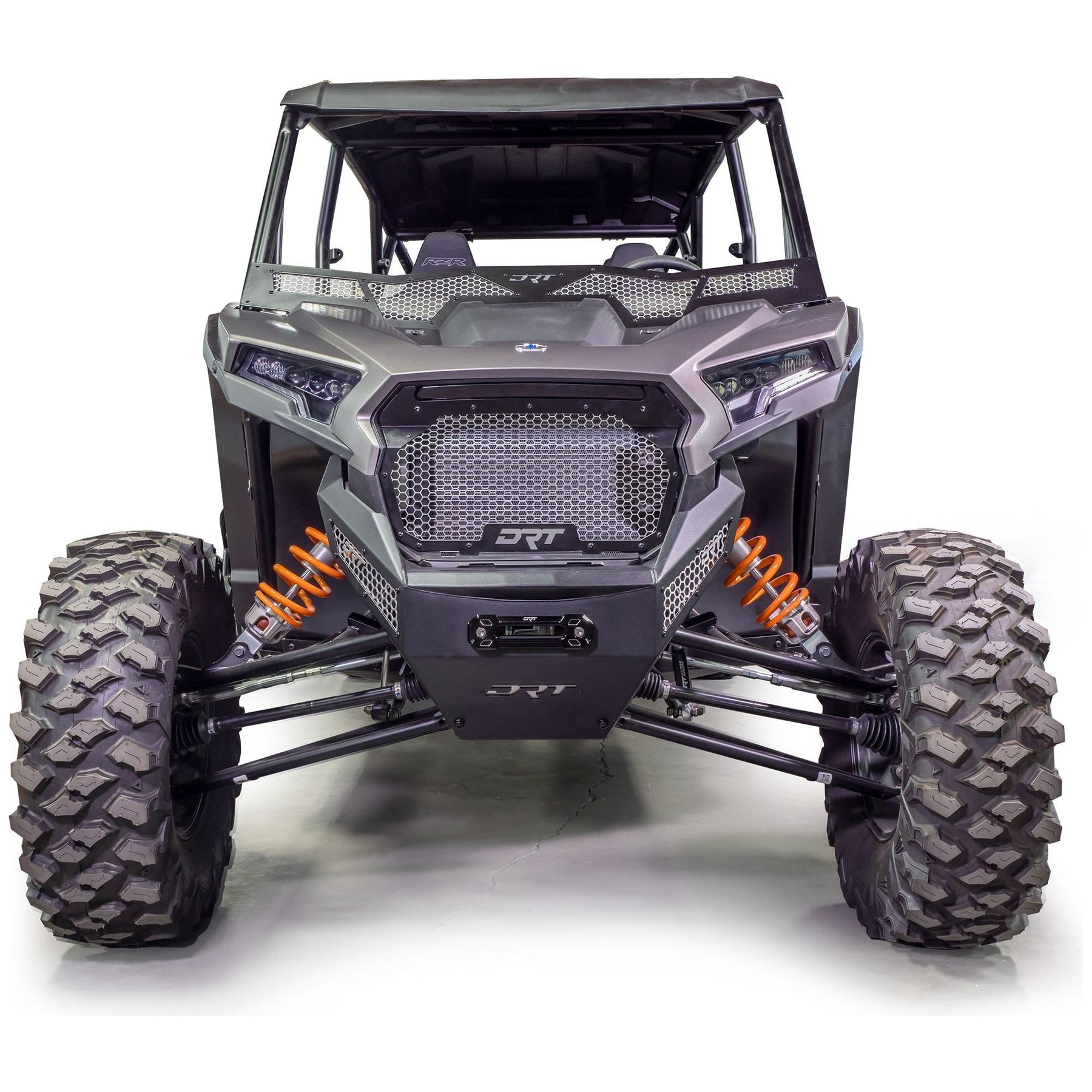 Photo of Polaris RZR XP Aluminum Front Grille by DRT Motorsports - Premium Grilles for UTVs / Side by Sides