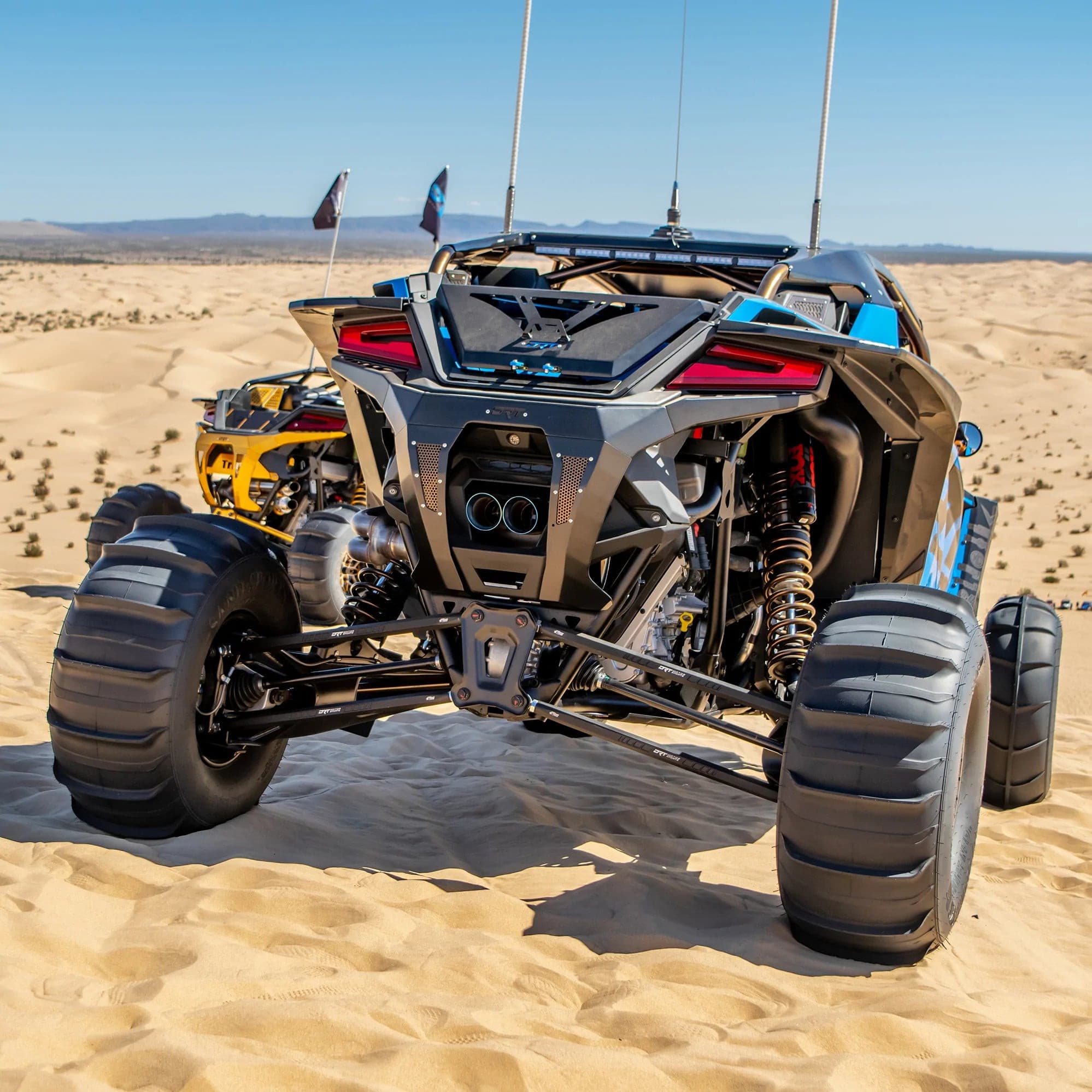 Photo of RZR Pro R / Turbo R 2022+ Billet Aluminum Hex Bar Radius Rod Kit by DRT Motorsports - Premium Radius Rods for UTVs / Side by Sides