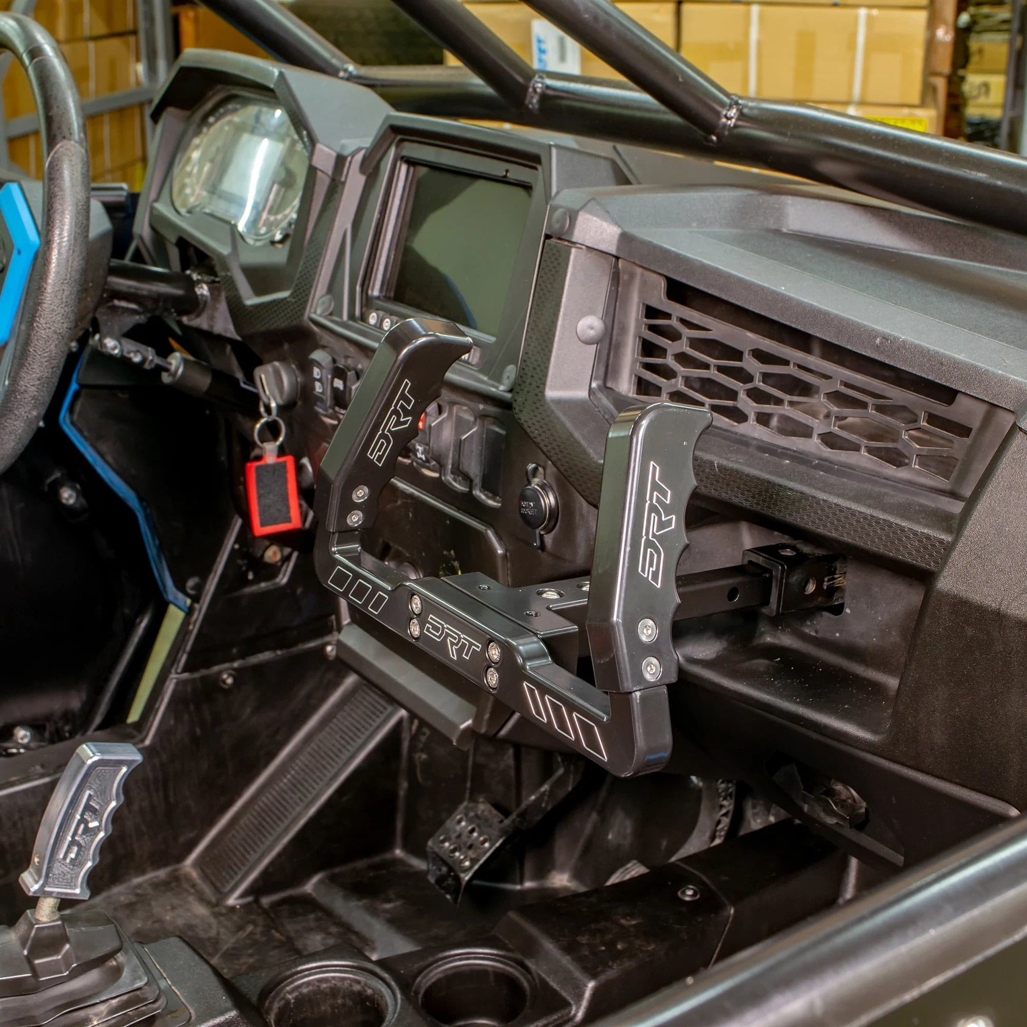 Photo of Polaris RZR XP 1000 / Turbo Billet Aluminum Passenger Grab Handle (2014+) by DRT Motorsports - Premium Body for UTVs / Side by Sides