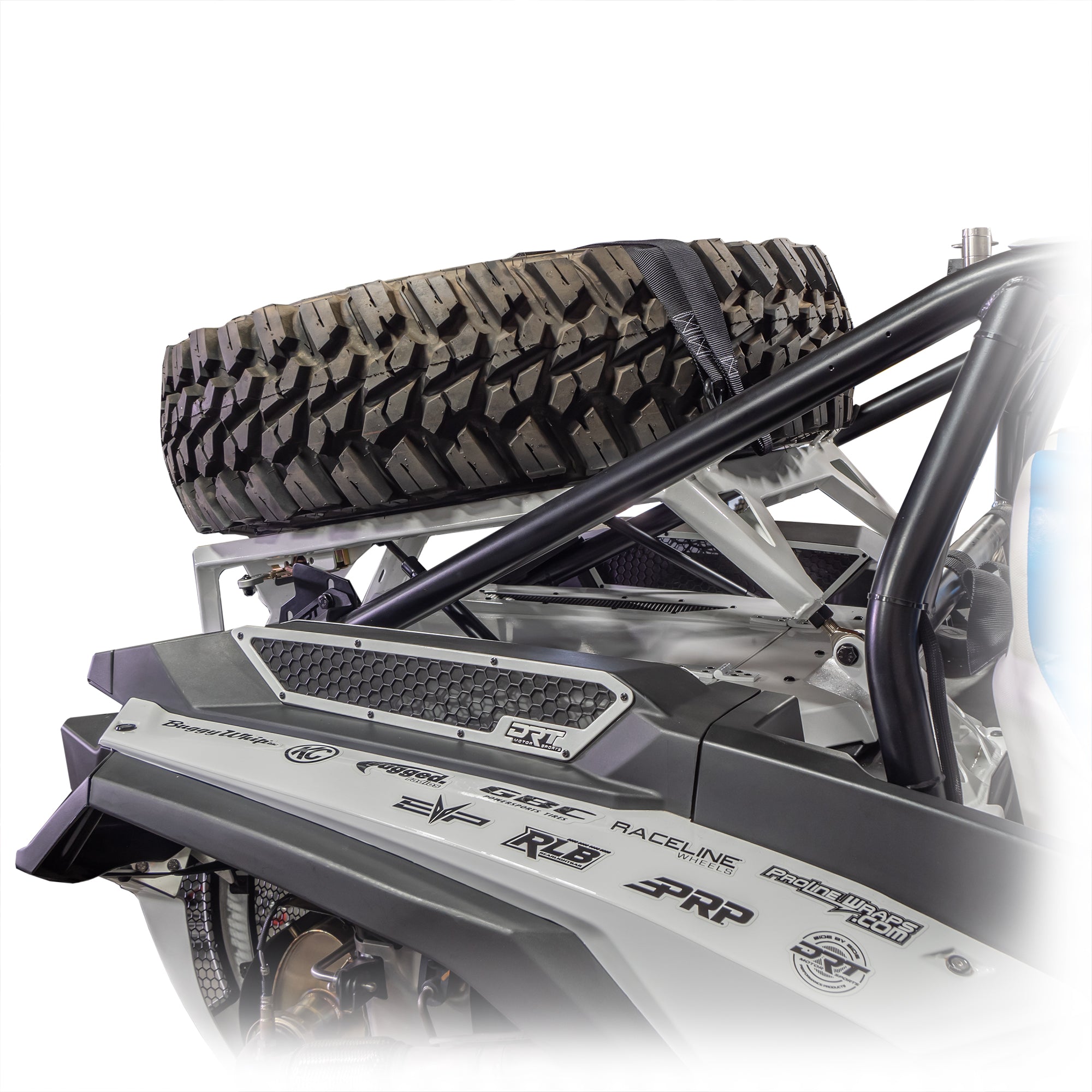 Photo of Polaris RZR XP Tire Carrier / Adventure Rack by DRT Motorsports - Premium Storage for UTVs / Side by Sides