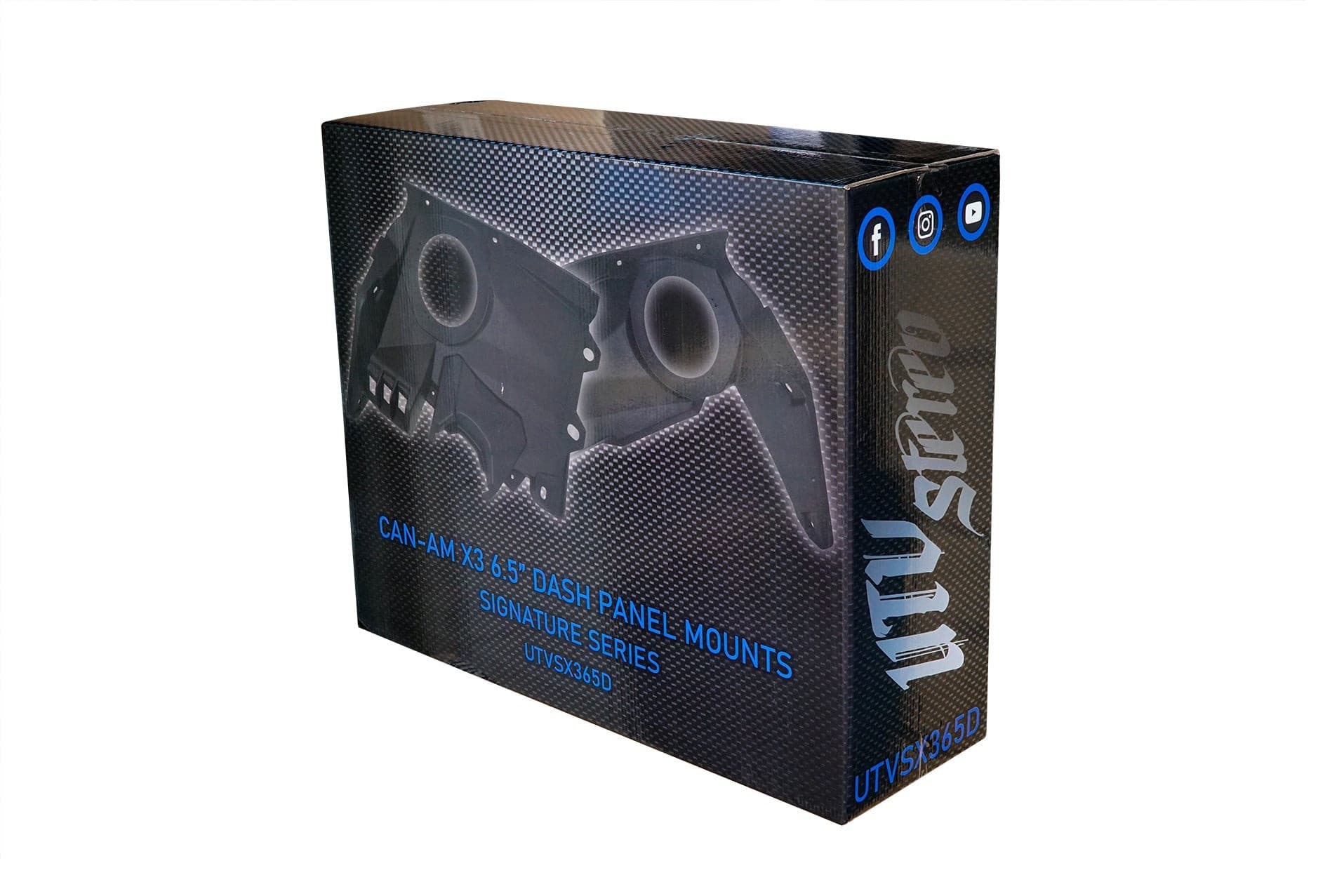Photo of Can-Am X3 Signature Series 6.5" Dash Panel Speaker Enclosures by UTV Stereo - Premium Audio for UTVs / Side by Sides