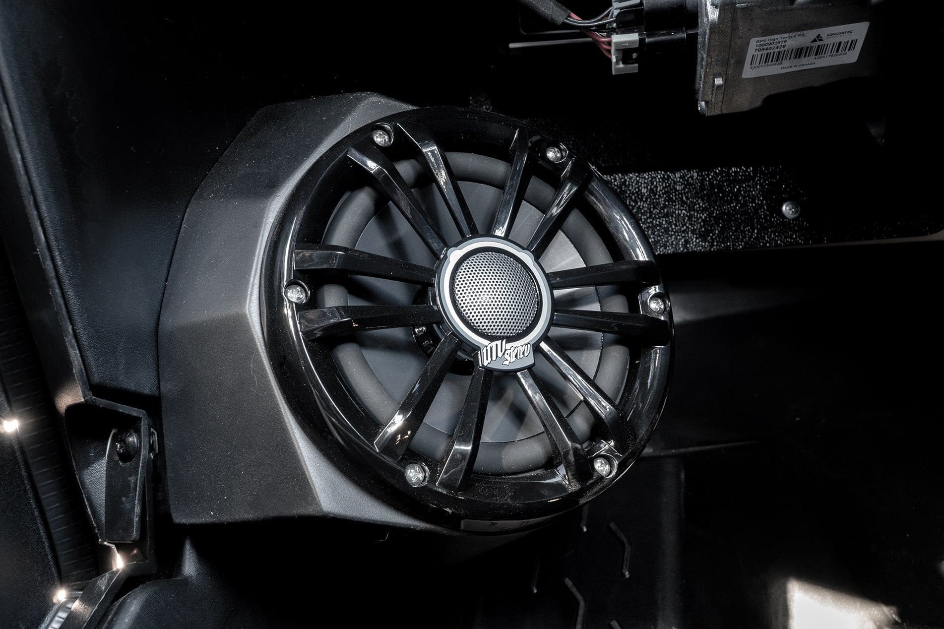 Photo of Can-Am X3 6.5" Kick Panel Speaker Enclosures by UTV Stereo - Premium Audio for UTVs / Side by Sides