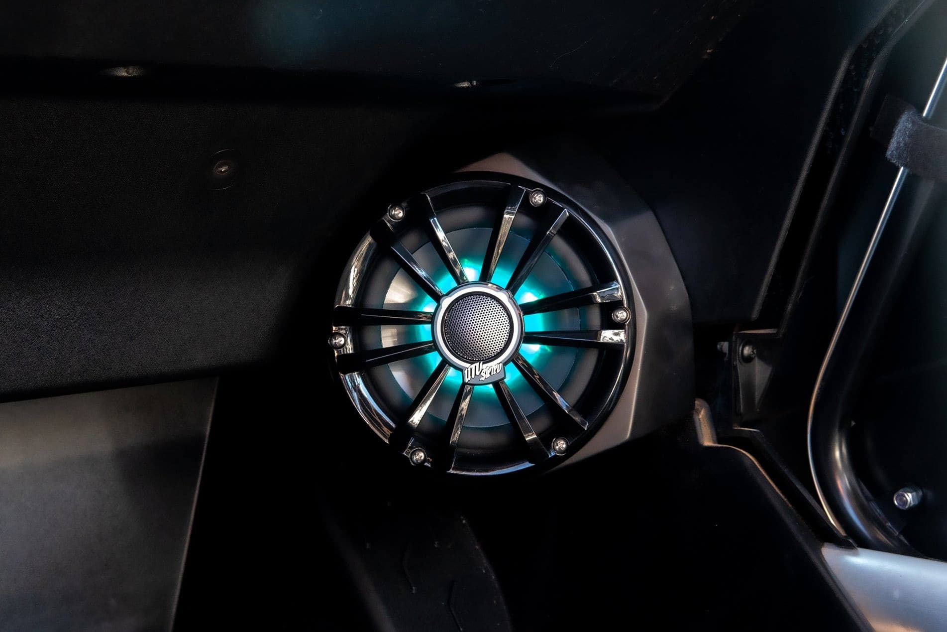 Photo of Can-Am X3 6.5" Kick Panel Speaker Enclosures by UTV Stereo - Premium Audio for UTVs / Side by Sides