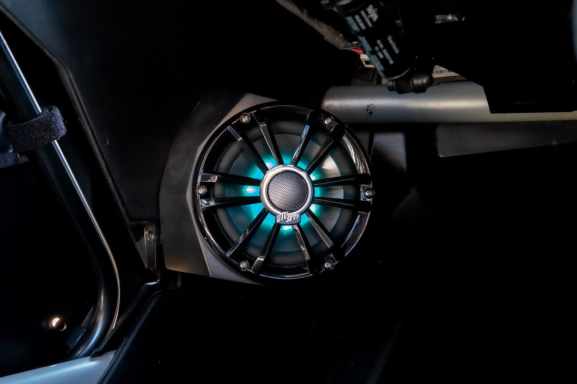 Photo of Can-Am X3 6.5" Kick Panel Speaker Enclosures by UTV Stereo - Premium Audio for UTVs / Side by Sides