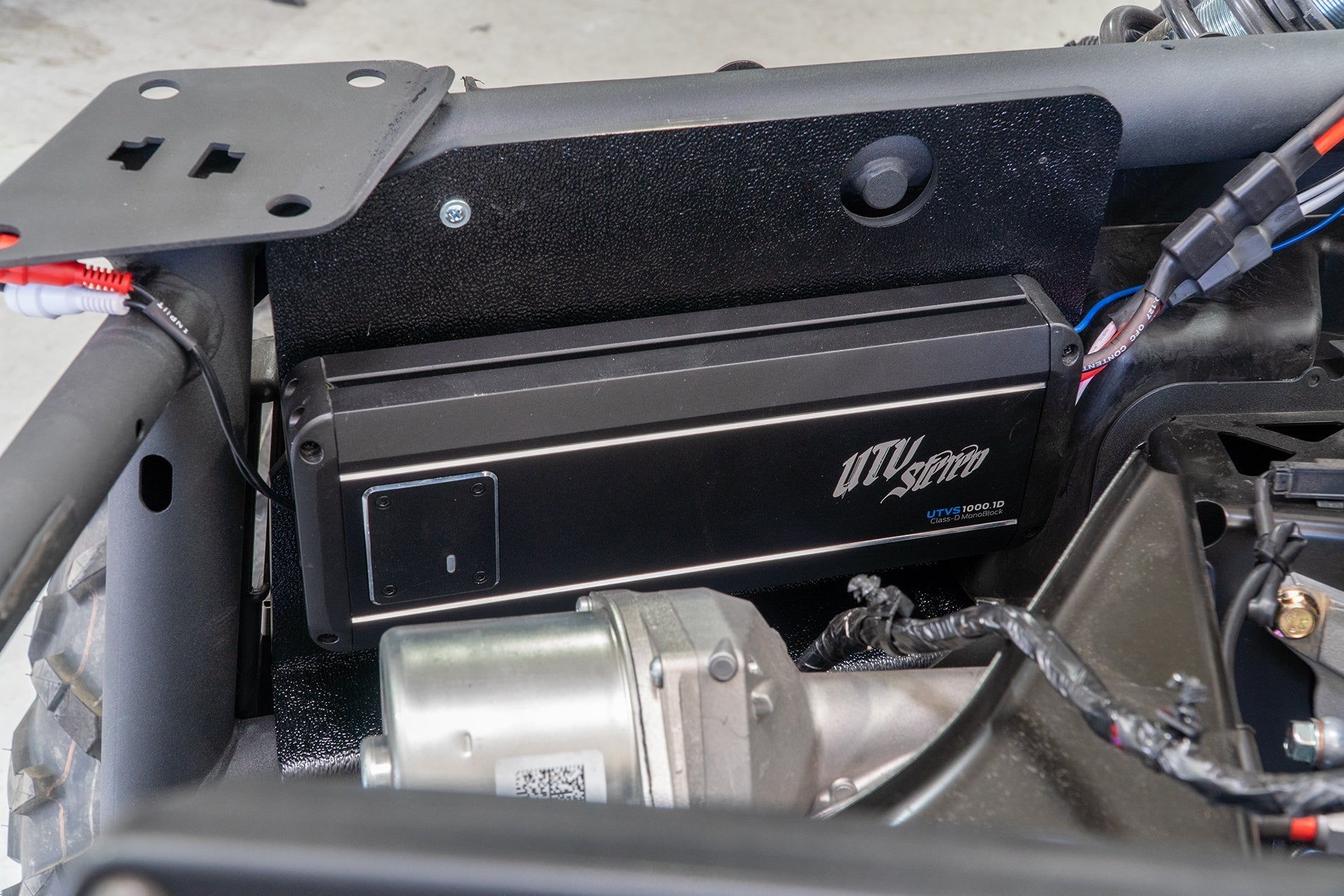 Photo of Can-Am X3 Lower Amplifier Mount by UTV Stereo - Premium Audio for UTVs / Side by Sides