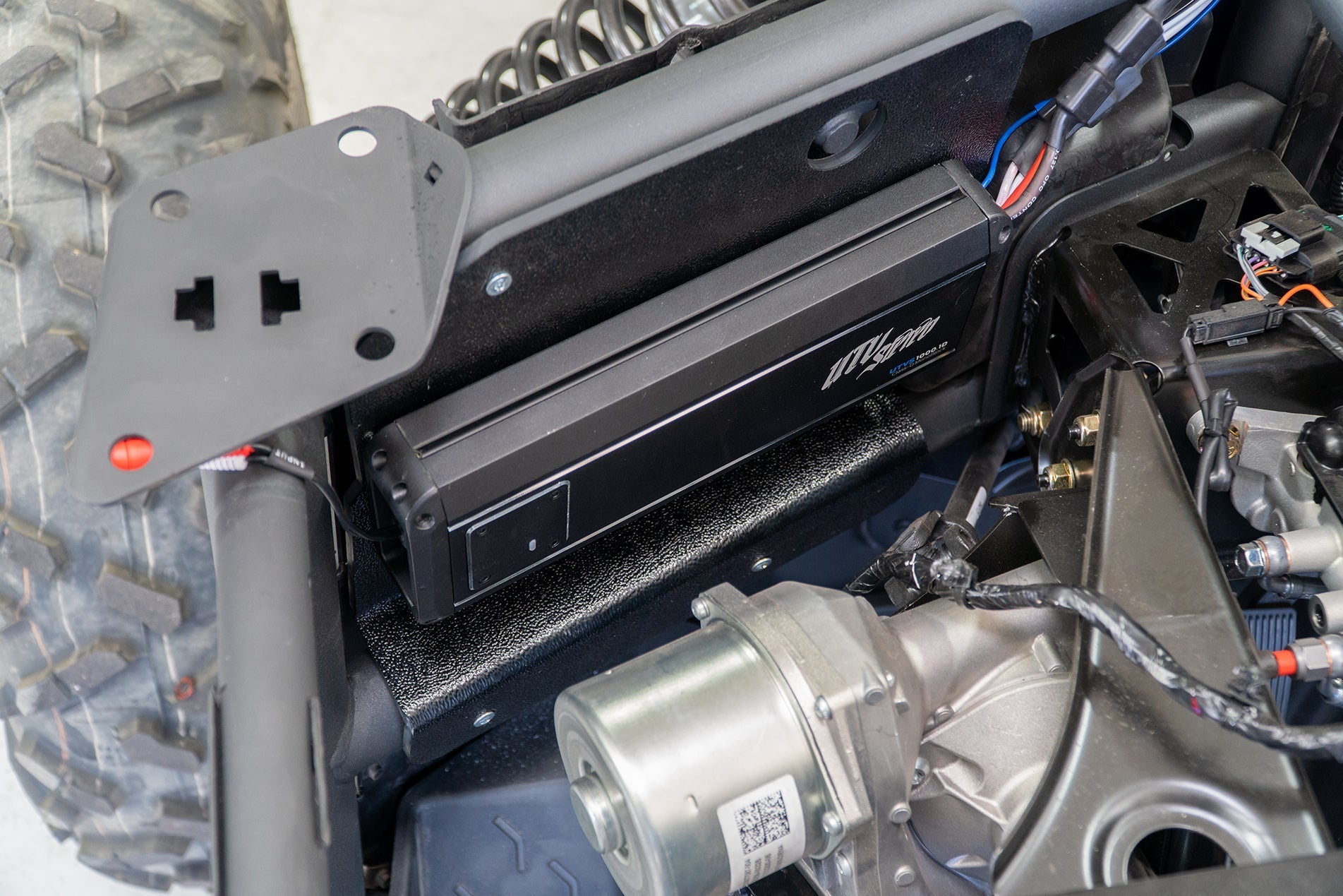 Photo of Can-Am X3 Lower Amplifier Mount by UTV Stereo - Premium Audio for UTVs / Side by Sides