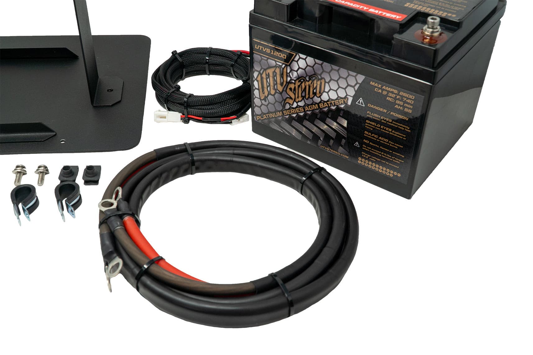 Photo of Can-Am Defender 2nd Battery Kit by UTV Stereo - Premium Batteries for UTVs / Side by Sides