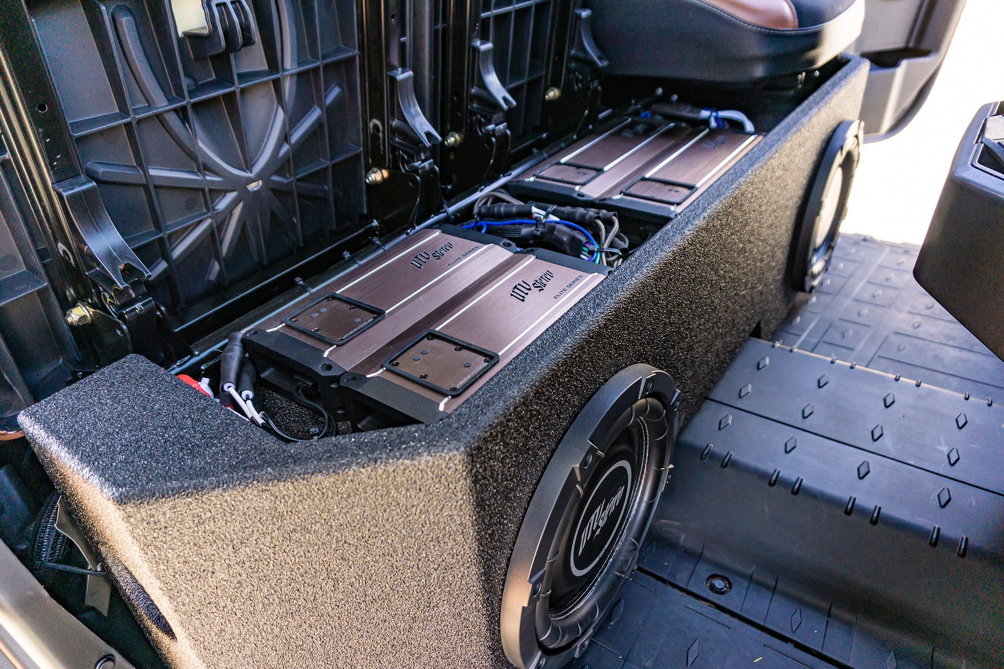 Photo of Can-Am® Defender Dual 10" Subwoofer Enclosure by UTV Stereo - Premium Audio for UTVs / Side by Sides