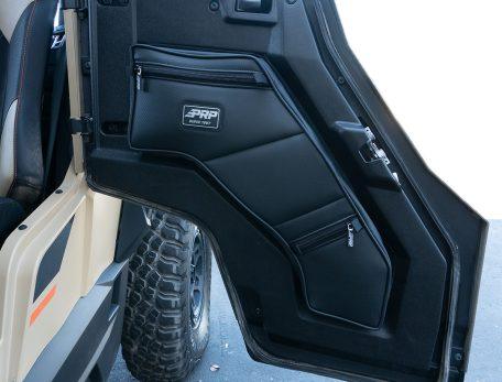 Photo of Rear Door Bags with Knee Pad for ’16+ Polaris General (pair) by PRP Seats - Premium Door Bags & Door Accessories for UTVs / Side by Sides