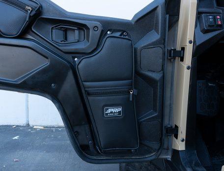 Photo of Front Lower Door Bags with Knee Pad for ’16+ Polaris General (pair) by PRP Seats - Premium Door Bags & Door Accessories for UTVs / Side by Sides