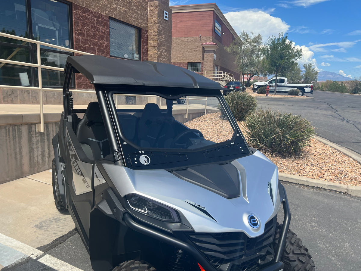 Photo of CF MOTO Z FORCE 950 SPORT FRONT WINDSHIELD 2023+ by DWA - Premium Windshields for UTVs / Side by Sides