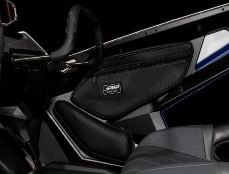 Photo of Front Door Bags with Knee Pads for Polaris Rzr Pro Xp, Pro Xp4, Pro R, Turbo R (pair) by PRP Seats - Premium Door Bags & Door Accessories for UTVs / Side by Sides