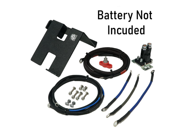 Can-Am X3 2nd Battery Kit (Wire Kit & Battery Mount Only) |  R1 Industries | UTV Stereo.