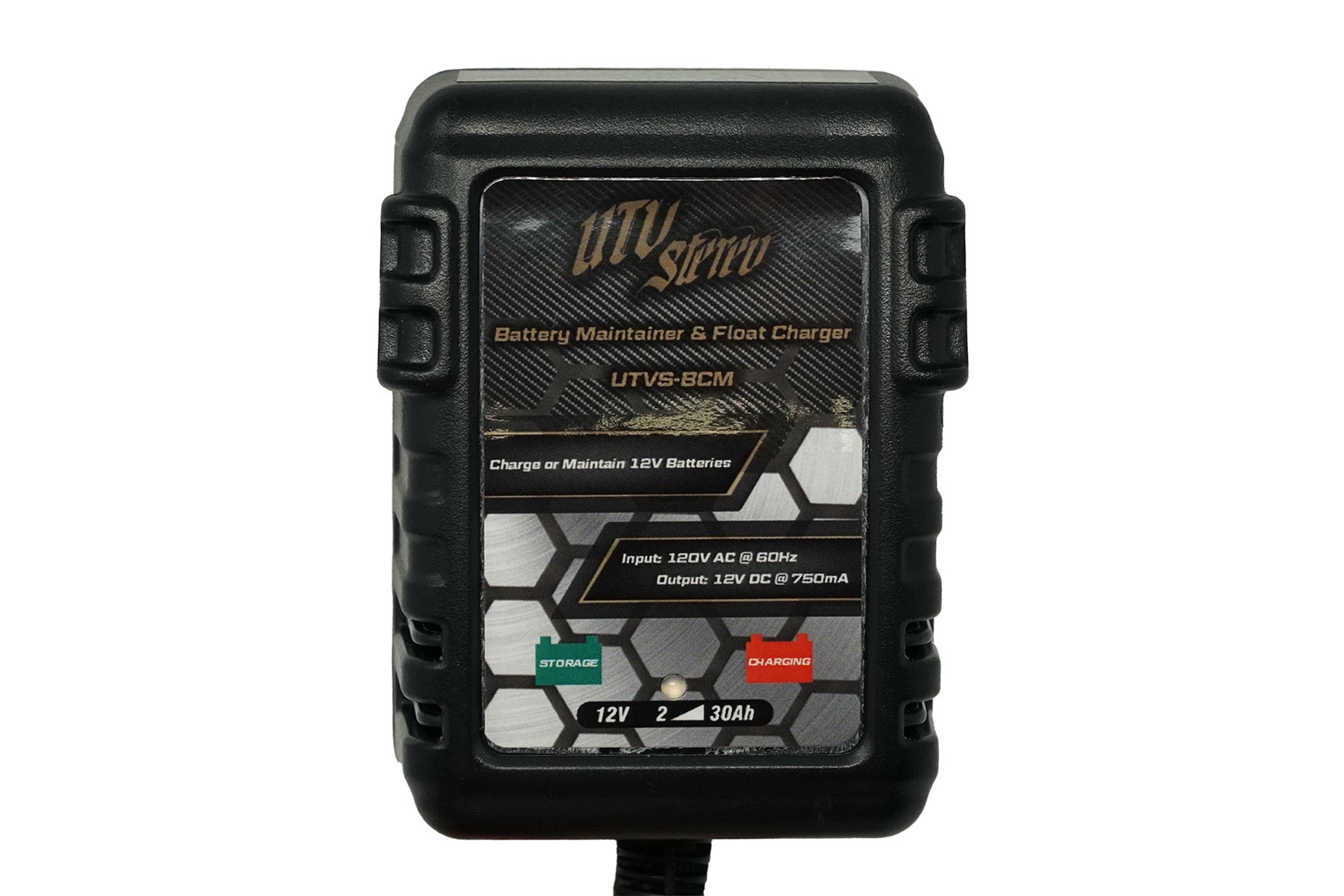 Photo of 12V Automatic Battery Charger Maintainer | UTVS-BCM by UTV Stereo - Premium Batteries for UTVs / Side by Sides