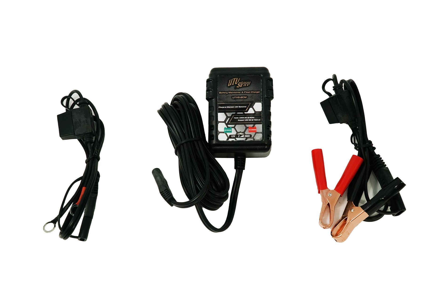 Photo of 12V Automatic Battery Charger Maintainer | UTVS-BCM by UTV Stereo - Premium Batteries for UTVs / Side by Sides