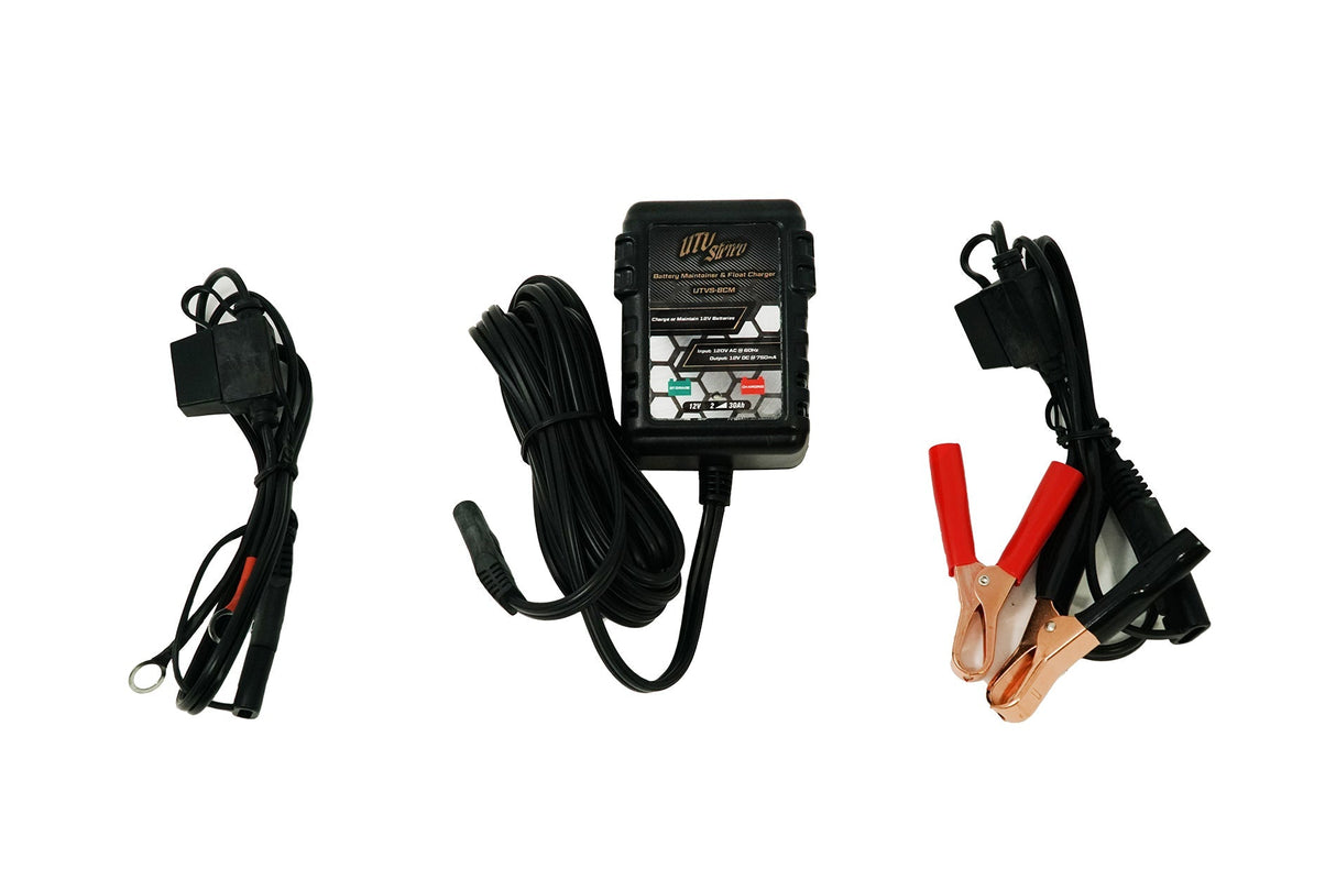 12V Automatic Battery Charger Maintainer | UTVS-BCM |  R1 Industries | UTV Stereo.