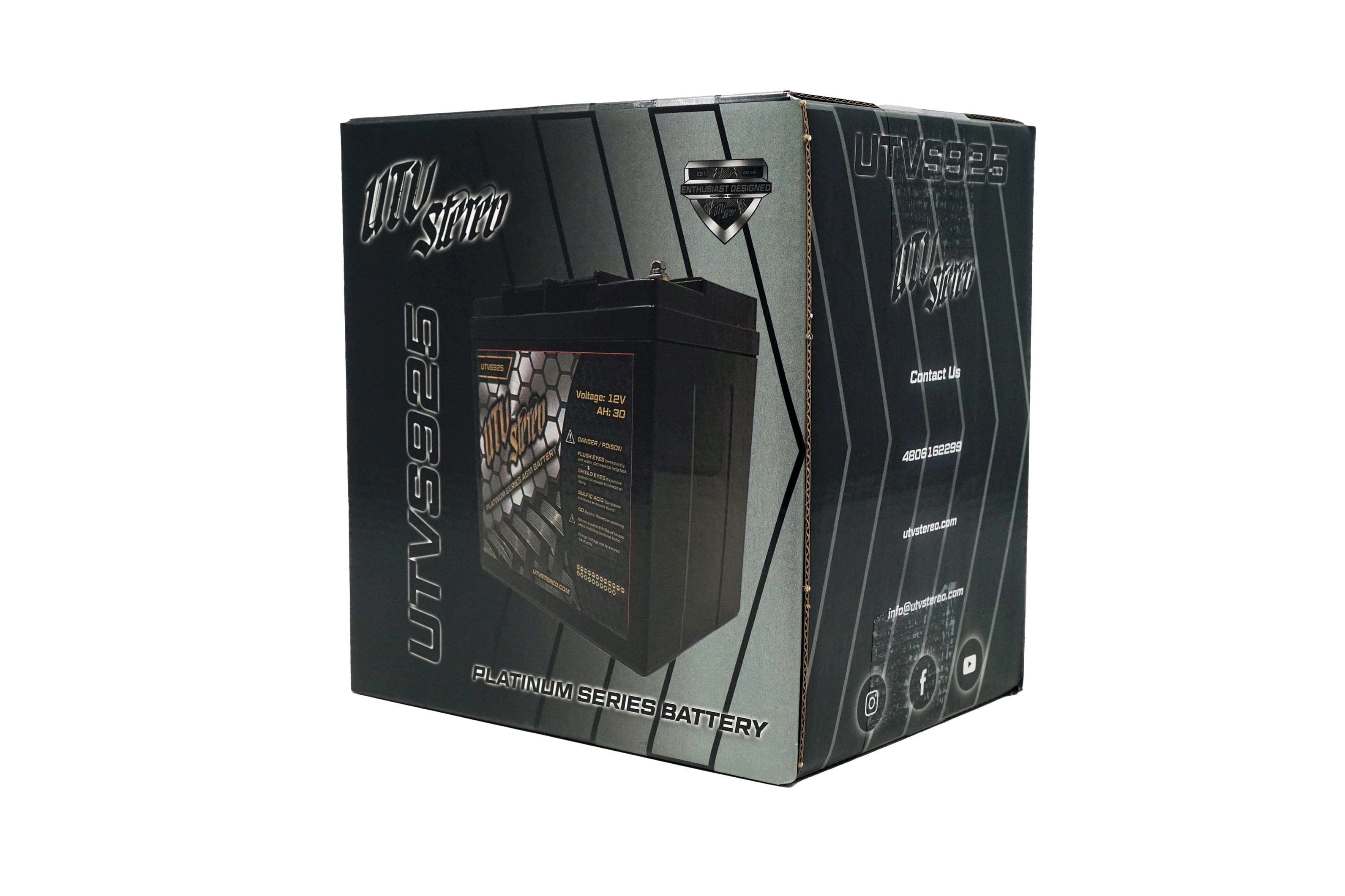 Photo of Platinum Series AGM 925 Battery by UTV Stereo - Premium Batteries for UTVs / Side by Sides