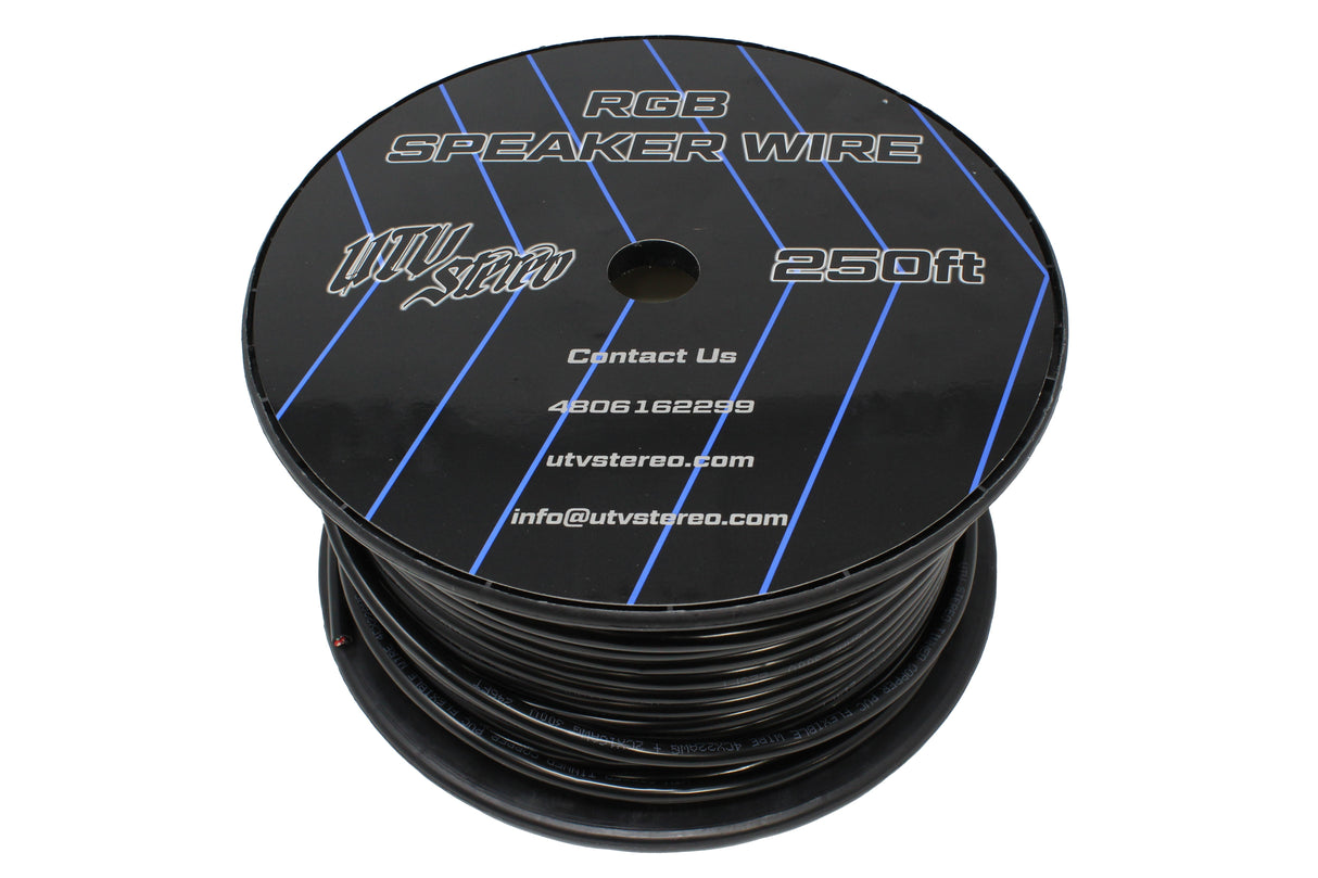 6 Conductor RGB Speaker Wire - 50' |  R1 Industries | UTV Stereo.